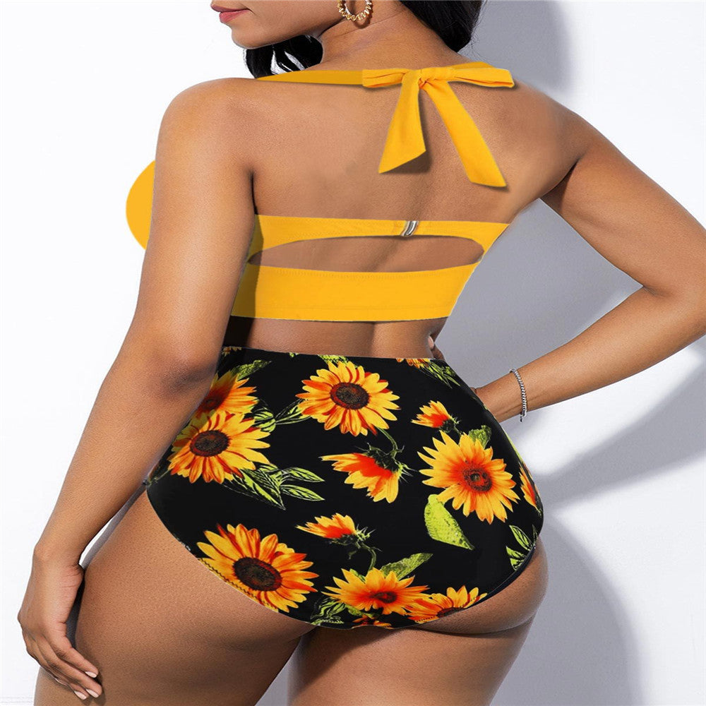 High-waisted plus-size sexy swimsuit Streetwwear Society