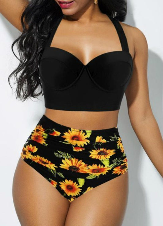 High-waisted plus-size sexy swimsuit Streetwwear Society