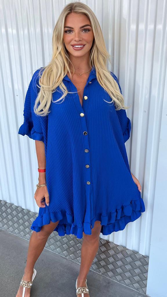 Ladies Blue Dress Streetwwear Society