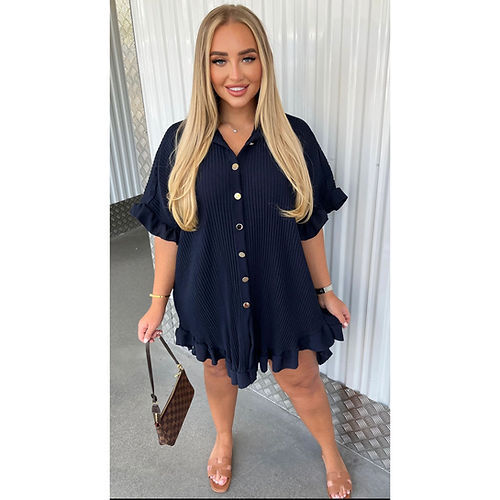 Ladies Blue Dress Streetwwear Society