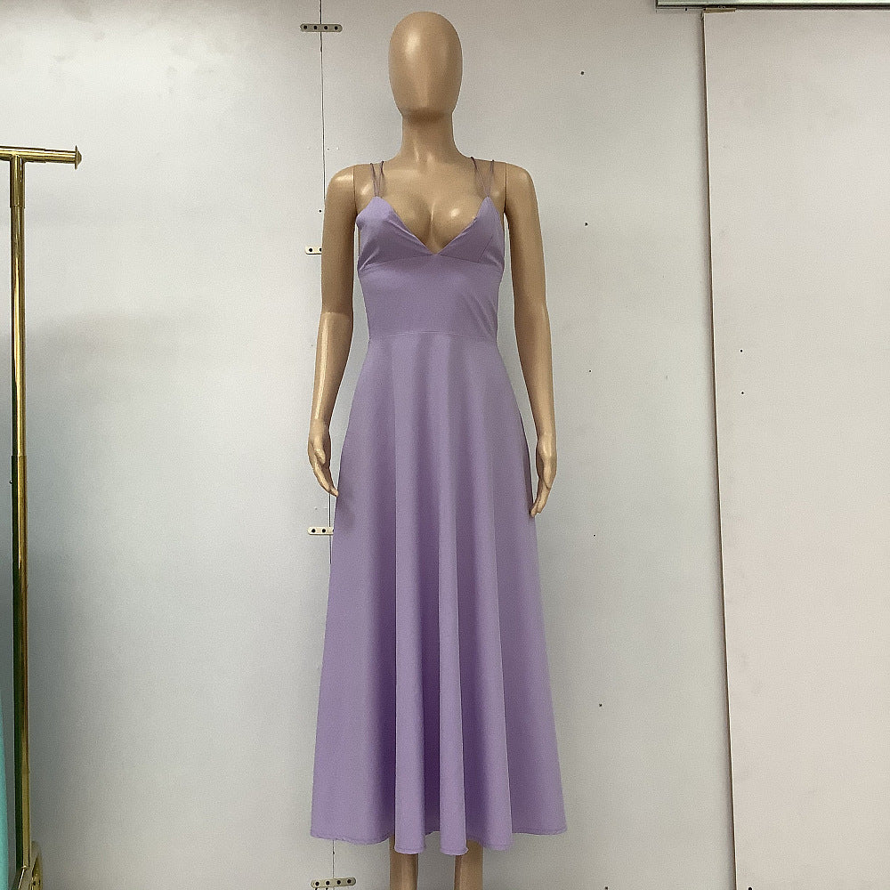Sexy V-neck Dress Summer Colletion Streetwwear Society