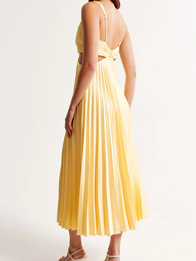 Long Dress Design V-neck Backless Summer Women's Streetwwear Society