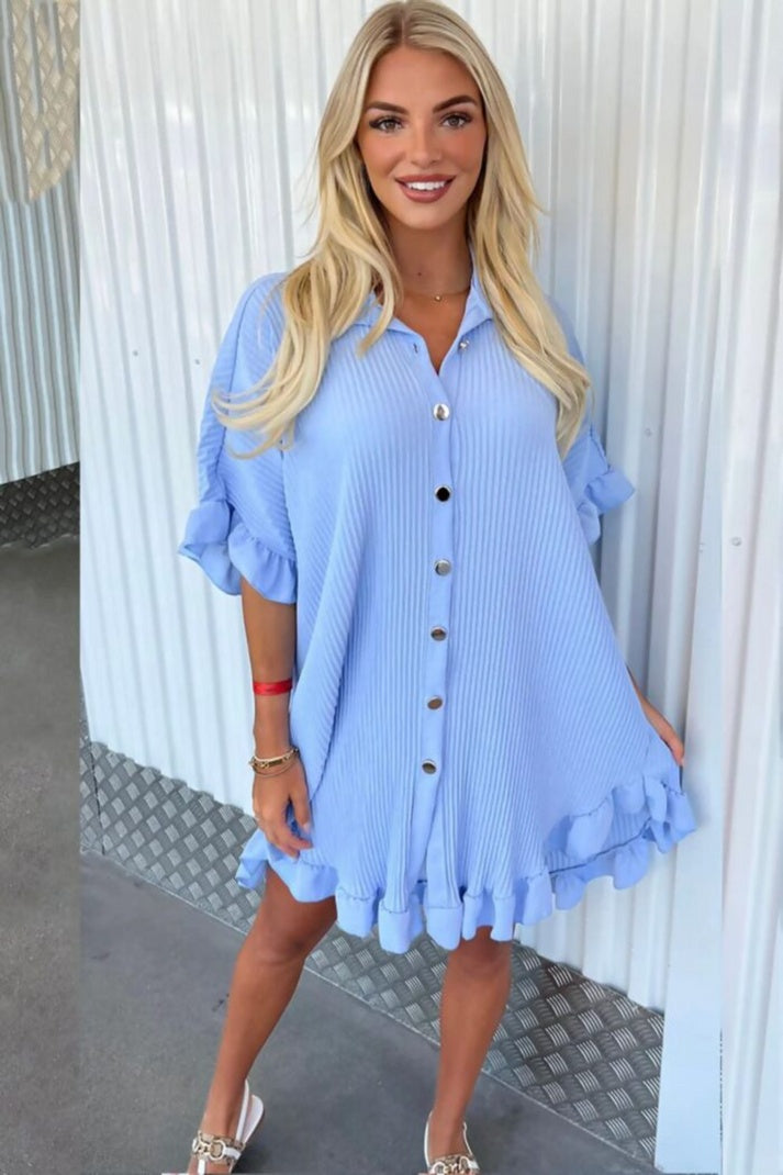 Ladies Blue Dress Streetwwear Society